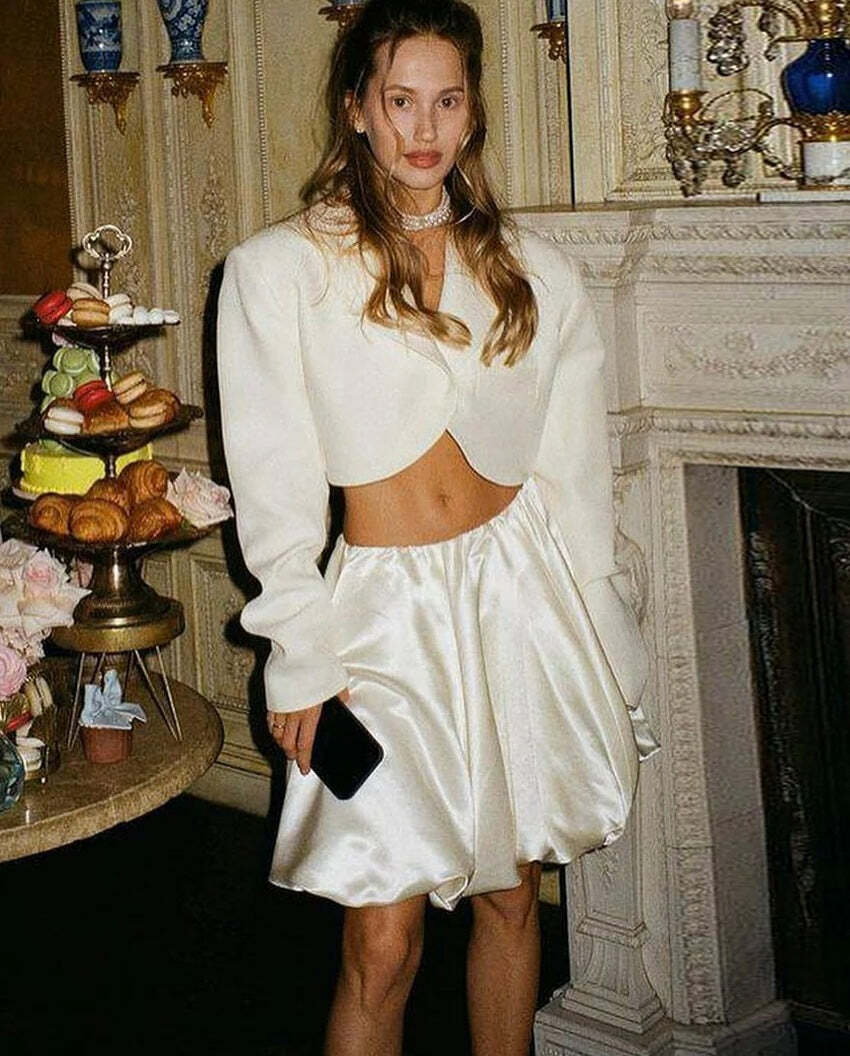 Celia Mini Skirt - Y2K Summer Grunge Outfit, 90S Fashion, Retro Style, Pastel Goth, Y2K Club