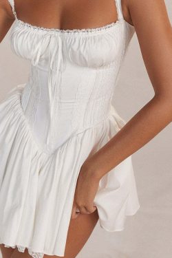 Charli Mini Dress - Y2K Summer Grunge Outfit, 90S Fashion, Retro Style, Y2K Party & Club Look