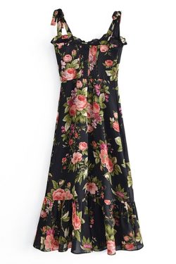 Charlotte Midi Dress - Y2K Summer Outfit, 90S Fashion, Grunge, Retro Style, Pastel Goth