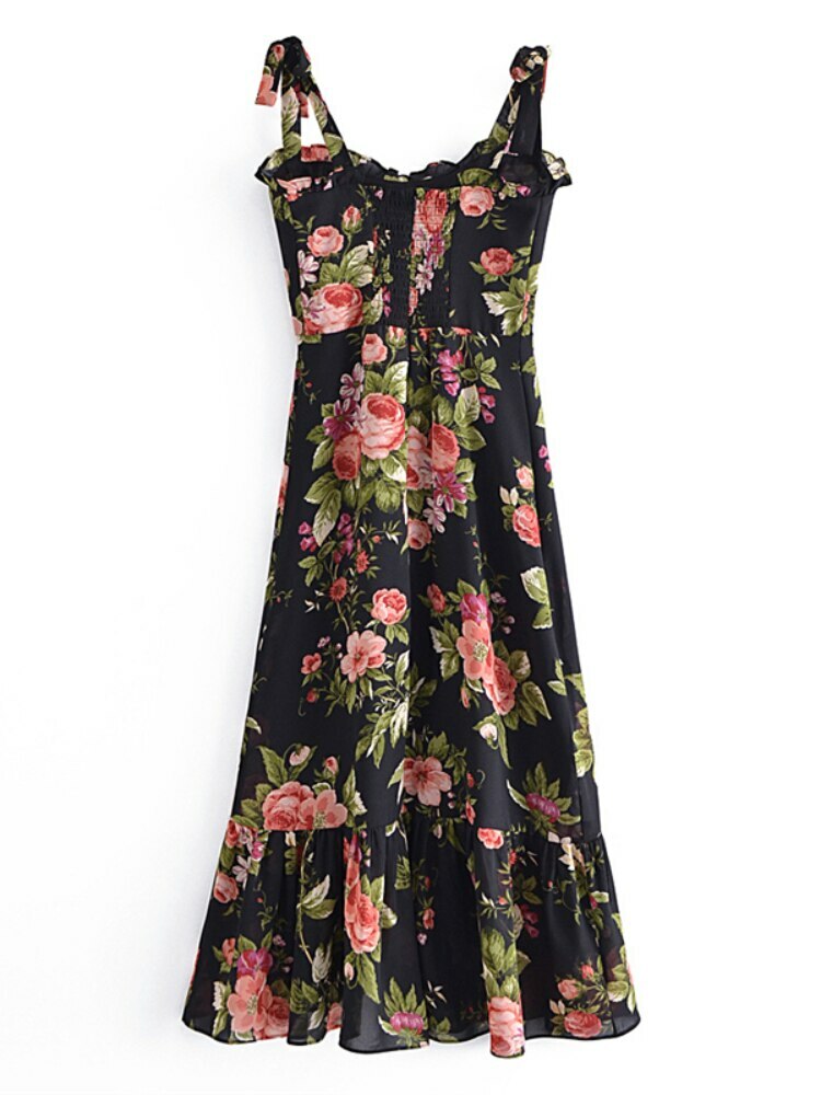 Charlotte Midi Dress - Y2K Summer Outfit, 90S Fashion, Grunge, Retro Style, Pastel Goth