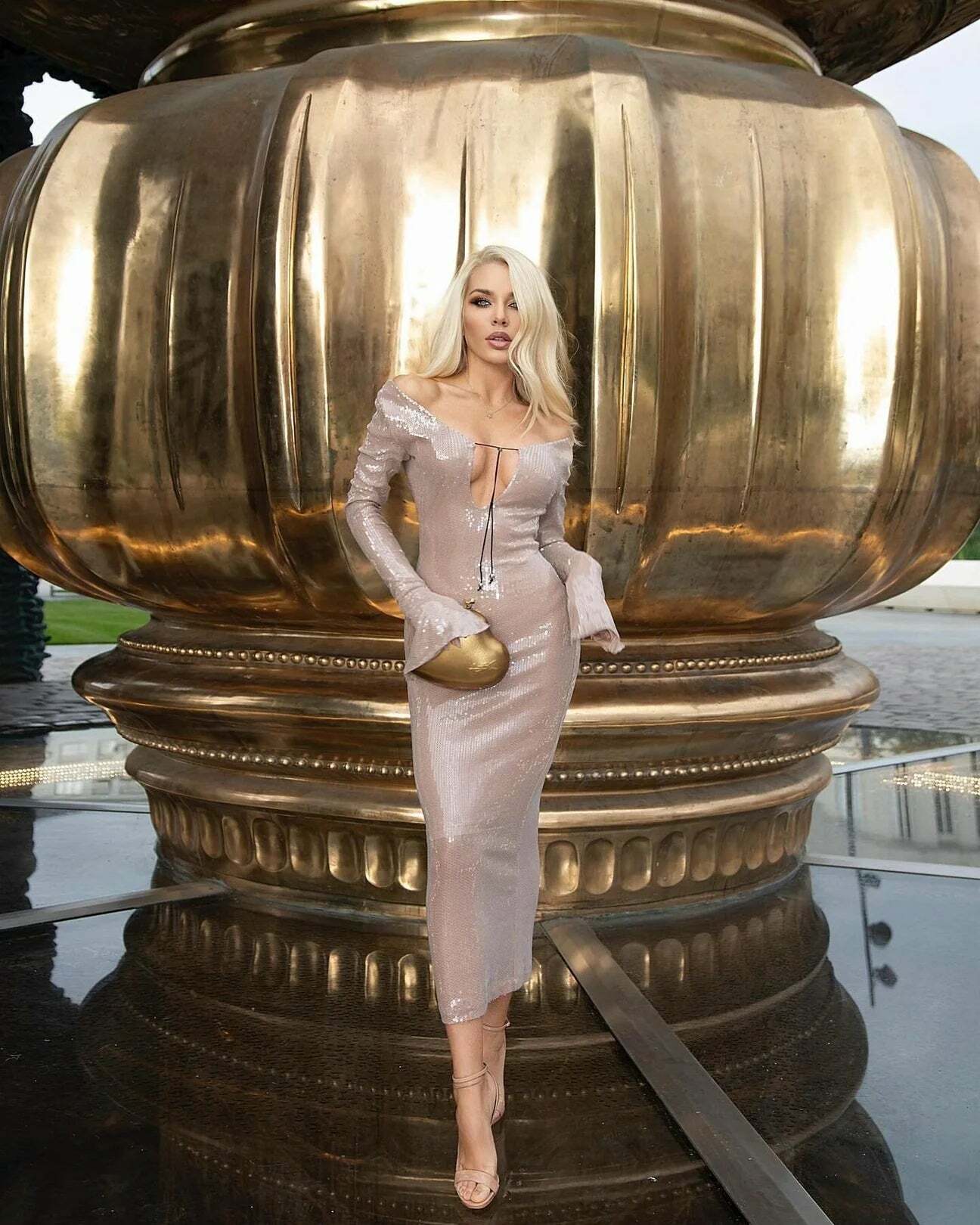 Chloi Lace Up Sequin Dress - Y2K Summer, 90S Grunge, Retro Party, Y2K Club Outfits