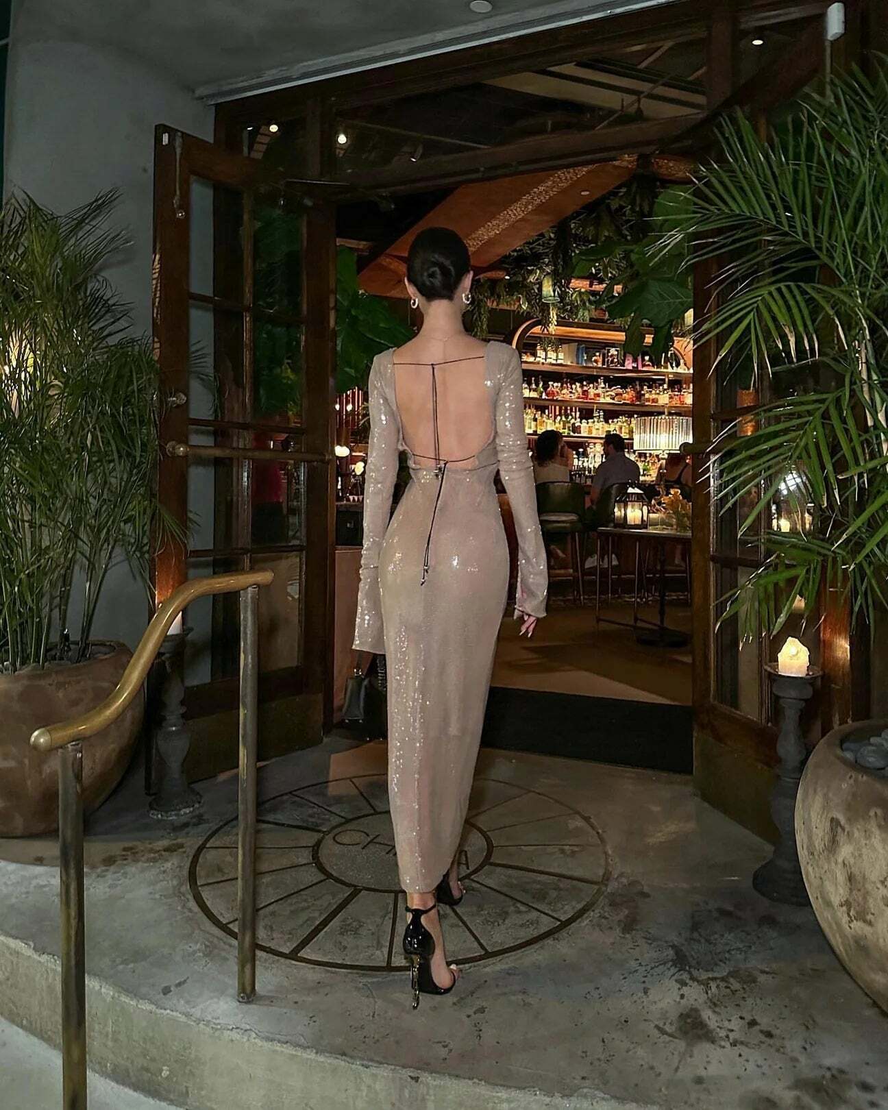 Chloi Lace Up Sequin Dress - Y2K Summer, 90S Grunge, Retro Party, Y2K Club Outfits