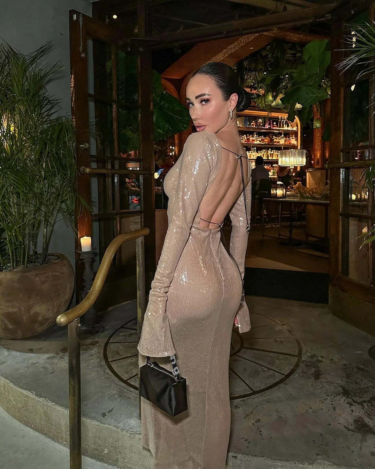 Chloi Lace Up Sequin Dress - Y2K Summer, 90S Grunge, Retro Party, Y2K Club Outfits