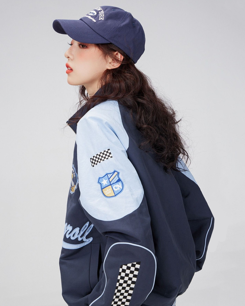 Cinnamoroll Racer Jacket - Y2K Summer Grunge, 90S Retro, Pastel Goth, Y2K Club & Party Out