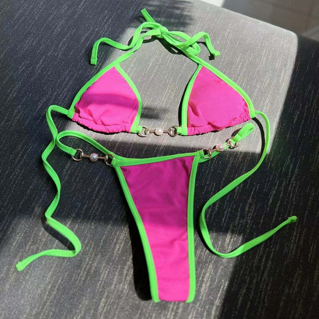 Claire Bikini - Y2K Summer & 90S Grunge Outfits, Retro Style, Y2K Party & Club Fashion Claire Bikini - Y2K Summer & 90S Grunge Outfits, Retro Style, Y2K Party & Club Fashion