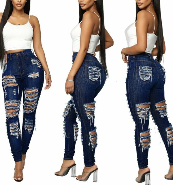 Claire Distressed Jeans - Y2K Summer Grunge, 90S Retro, Gothic Y2K, Hip Hop Fashion, Y2K Club Claire Distressed Jeans - Y2K Summer Grunge, 90S Retro, Gothic Y2K, Hip Hop Fashion, Y2K Club