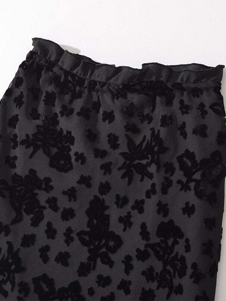 Claire Midi Skirt - Y2K Summer Grunge Outfit, 90S Fashion, Retro Style, Pastel Goth, Y2K Sk Claire Midi Skirt - Y2K Summer Grunge Outfit, 90S Fashion, Retro Style, Pastel Goth, Y2K Sk