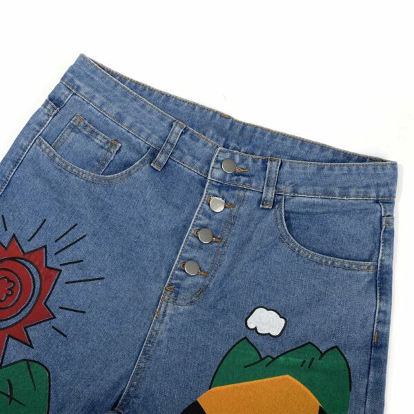 Clara Cartoon Jeans - Y2K Summer Grunge 90S Fashion Retro Hip Hop Y2K Outfits Women Clara Cartoon Jeans - Y2K Summer Grunge 90S Fashion Retro Hip Hop Y2K Outfits Women