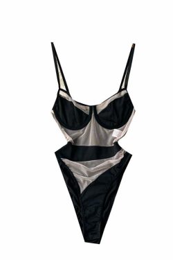 Clara Mesh Bodysuit - Y2K Summer Grunge, 90S Fashion, Retro Style, Y2K Party & Club