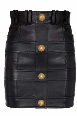 Clarisa Faux Leather Mini Skirt - Y2K Summer, 90S Grunge, Retro Style, Y2K Party & Club Out