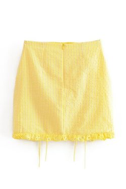 Clarissa Mini Skirt - Y2K Summer Grunge Outfit, 90S Fashion, Retro Style, Pastel Goth Vibes