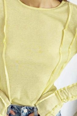 Cleon Knitted Top - Y2K Summer Grunge, 90S Retro, Pastel Goth, Y2K Club & Party Outfits