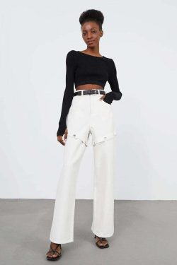 Cloe Spliced Trousers - Y2K Summer, 90S Grunge, Retro Style, Y2K Club & Party Out