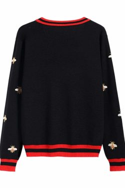 Coraline Sweater - Y2K Summer Grunge, 90S Retro, Pastel Goth, Y2K Club & Party Outfits