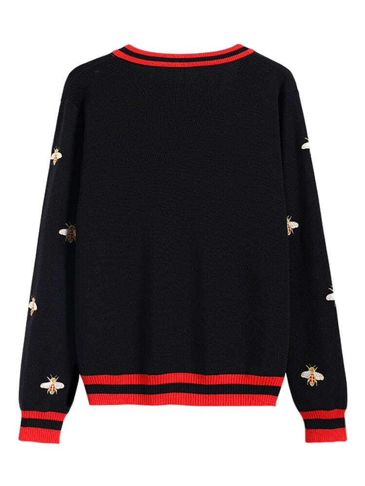 Coraline Sweater - Y2K Summer Grunge, 90S Retro, Pastel Goth, Y2K Club & Party Outfits Coraline Sweater - Y2K Summer Grunge, 90S Retro, Pastel Goth, Y2K Club & Party Outfits