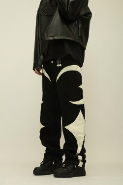 Cyber Y2K Jeans - Retro 90S Grunge, Summer Outfits, Popstar & Club Fashion For Women