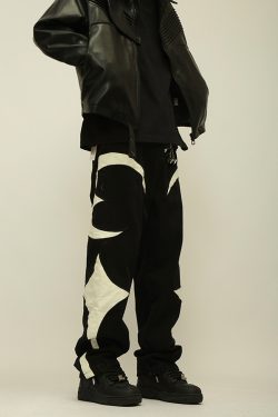 Cyber Y2K Jeans - Retro 90S Grunge, Summer Outfits, Popstar & Club Fashion For Women