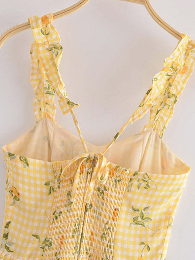 Cynthia Midi Dress - Y2K Summer Grunge Outfit, 90S Retro Style, Pastel Goth, Y2K Party Cynthia Midi Dress - Y2K Summer Grunge Outfit, 90S Retro Style, Pastel Goth, Y2K Party