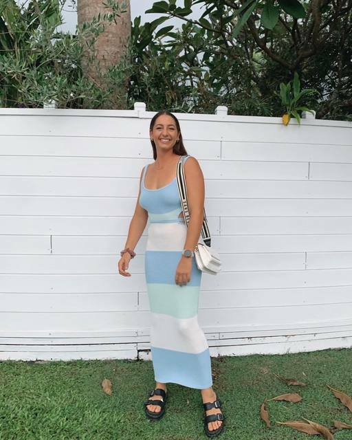 Daria Knitted Midi Dress - Y2K Summer, 90S Fashion, Grunge, Retro Style, Y2K Party Outfit