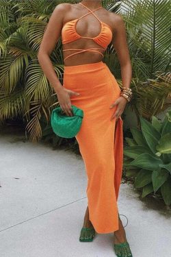 Delaney Two Piece Set - Y2K Summer Grunge Outfit, 90S Fashion, Retro Style, Y2K Club & Party