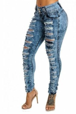 Delilah Ripped Grunge Jeans - Y2K Summer, 90S Fashion, Retro Style, Y2K Club & Party Outfits