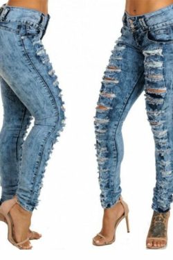 Delilah Ripped Grunge Jeans - Y2K Summer, 90S Fashion, Retro Style, Y2K Club & Party Outfits