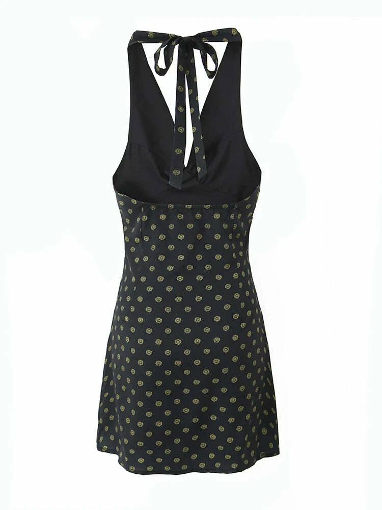 Dominique Mini Dress - Y2K Summer Outfit, 90S Fashion, Grunge, Retro Style, Y2K Party Look