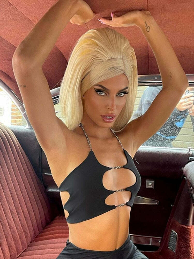 Dorothy Top - Y2K Summer Grunge Outfit, 90S Fashion, Retro Style, Baby Tees, Y2K Club & Party