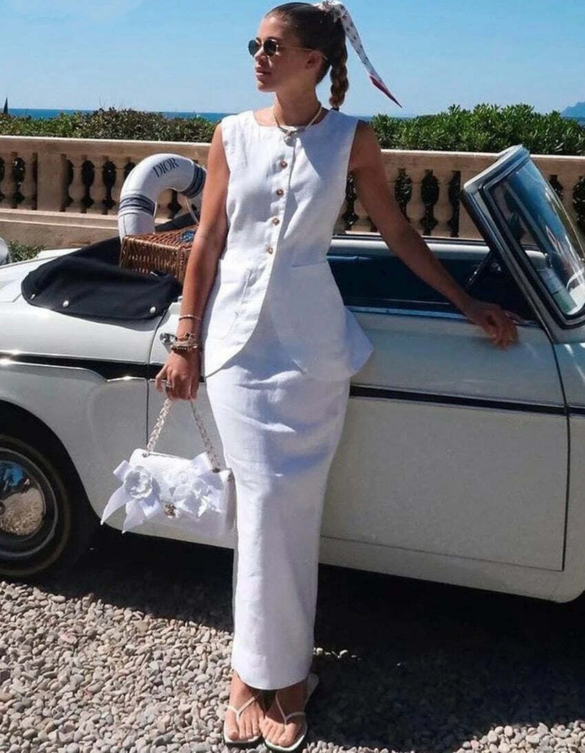 Edet Two Piece Set - Y2K Summer Grunge Outfit, 90S Fashion, Retro Style, Y2K Party Look Edet Two Piece Set - Y2K Summer Grunge Outfit, 90S Fashion, Retro Style, Y2K Party Look