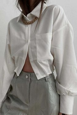 Edvena Shirt: Y2K Summer Grunge Top, 90S Retro Fashion, Pastel Goth, Y2K Club & Party