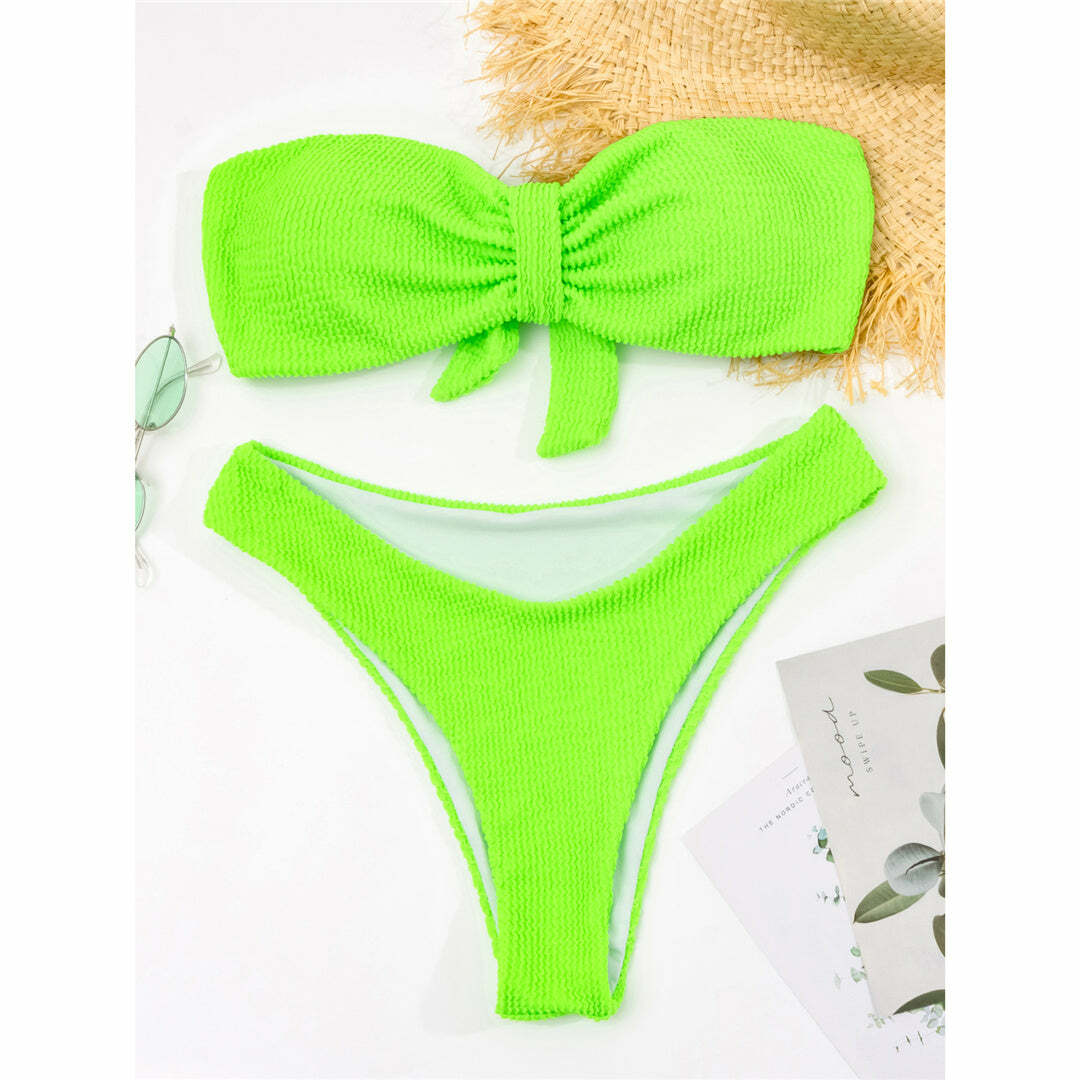 Eglantine Bikini: Y2K Summer Grunge 90S Fashion Retro Style Y2K Outfits Women Y2K Beach Eglantine Bikini: Y2K Summer Grunge 90S Fashion Retro Style Y2K Outfits Women Y2K Beach