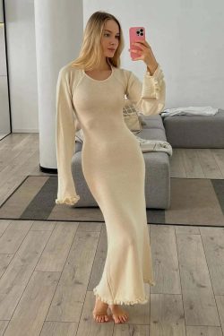 Elena Maxi Dress - Y2K Summer Grunge Outfit, 90S Fashion, Retro Style, Pastel Goth Vibes