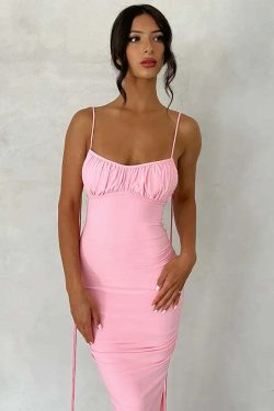 Elery Maxi Dress - Y2K Summer Grunge Outfit, 90S Fashion, Retro Style, Pastel Goth Vibes