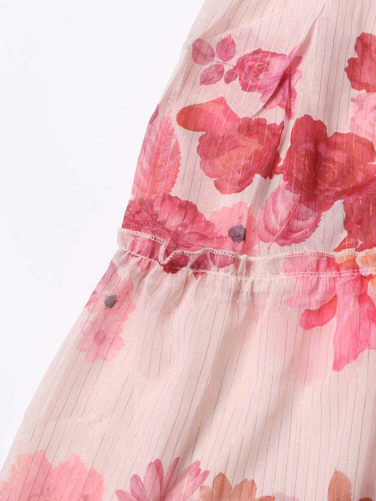 Elidi Maxi Dress - Y2K Summer Grunge Outfit, 90S Fashion, Retro Style, Pastel Goth Vibes