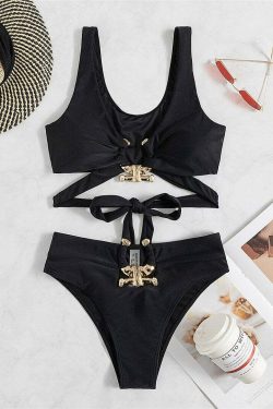 Elinor Bikini: Y2K Summer Grunge 90S Fashion Retro Style Y2K Party Outfit For Women