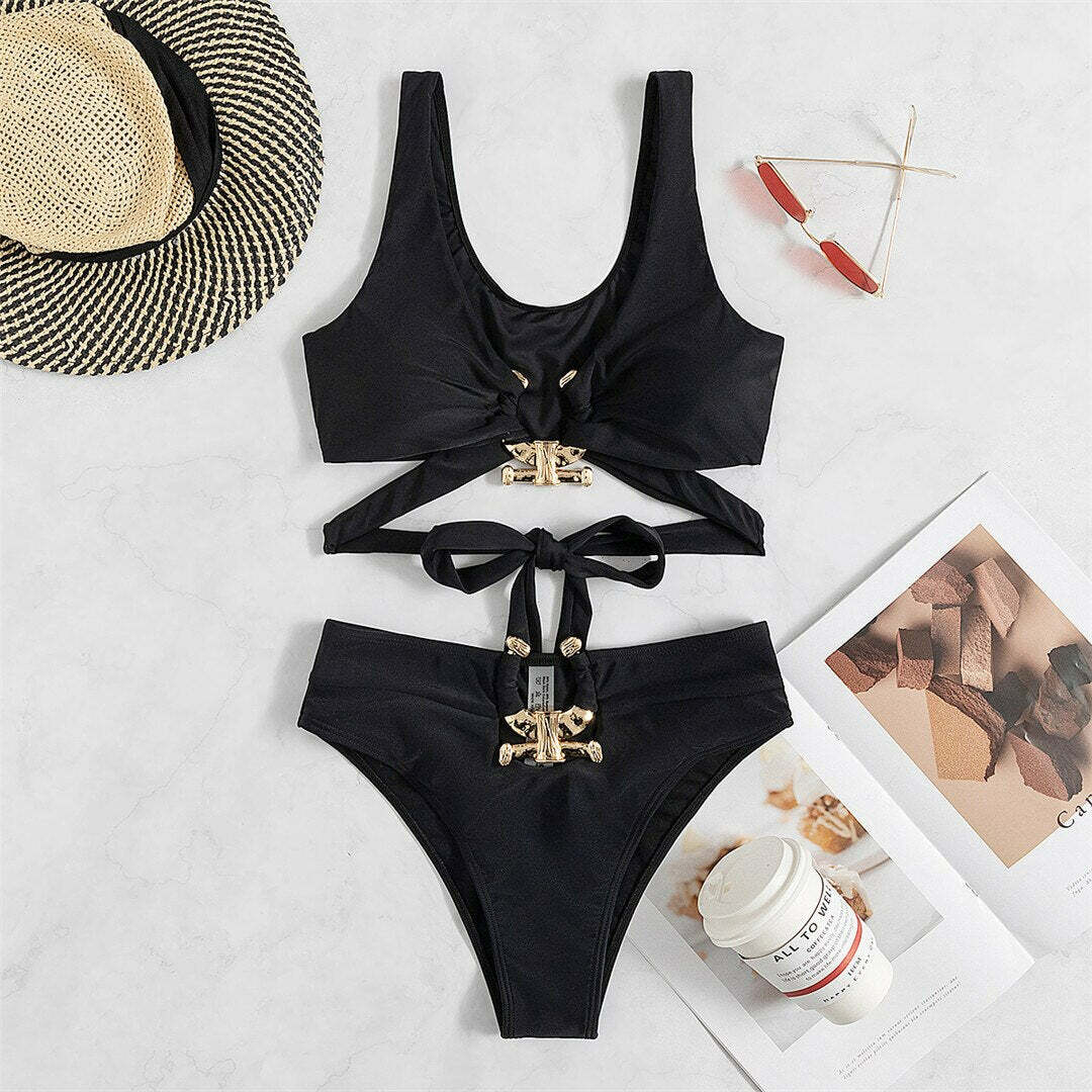 Elinor Bikini: Y2K Summer Grunge 90S Fashion Retro Style Y2K Party Outfit For Women Elinor Bikini: Y2K Summer Grunge 90S Fashion Retro Style Y2K Party Outfit For Women