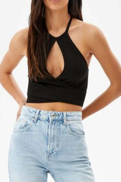 Elinor Crop Top - Y2K Summer Grunge, 90S Retro, Pastel Goth, Y2K Party & Club Out