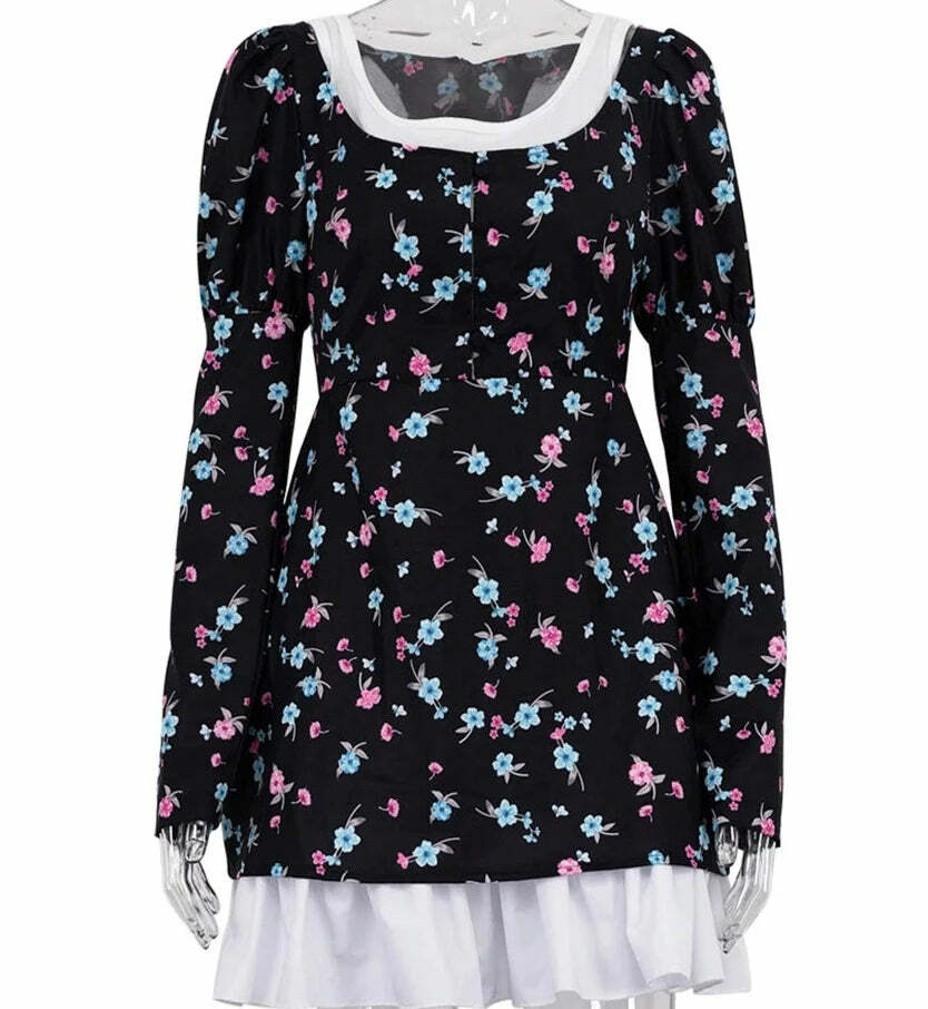 Elis Mini Dress - Y2K Summer Grunge Outfit, 90S Fashion, Retro Style, Y2K Party & Club Look