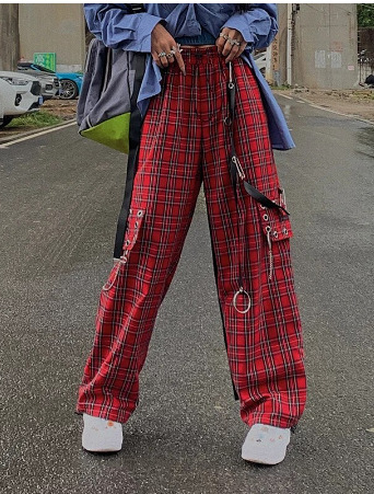 Eliza Grunge High Waist Cargo Pants - Y2K Summer, 90S Fashion, Retro, Gothic, Y2K Club Outfits