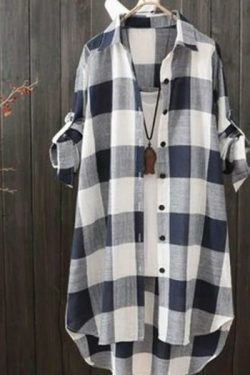 Eliza Plaid Midi Shirt - Y2K Summer Grunge Outfit, 90S Retro Style, Pastel Goth Fashion