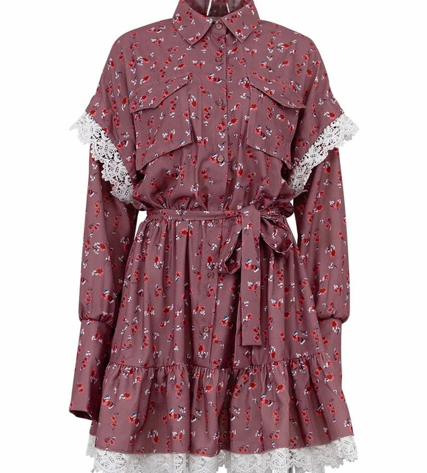 Ellisa Mini Dress - Y2K Summer Grunge Outfit, 90S Fashion, Retro Style, Pastel Goth, Y2K Party