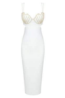 Elyse Midi Dress - Y2K Summer Grunge Outfit, 90S Fashion, Retro Style, Pastel Goth Vibes