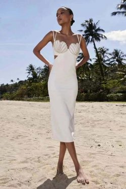 Elyse Midi Dress - Y2K Summer Grunge Outfit, 90S Fashion, Retro Style, Pastel Goth Vibes