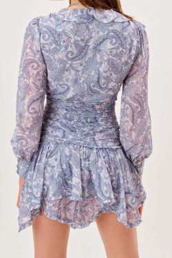 Embera Mini Dress - Y2K Summer Grunge Outfit, 90S Fashion, Retro Style, Pastel Goth Vibes