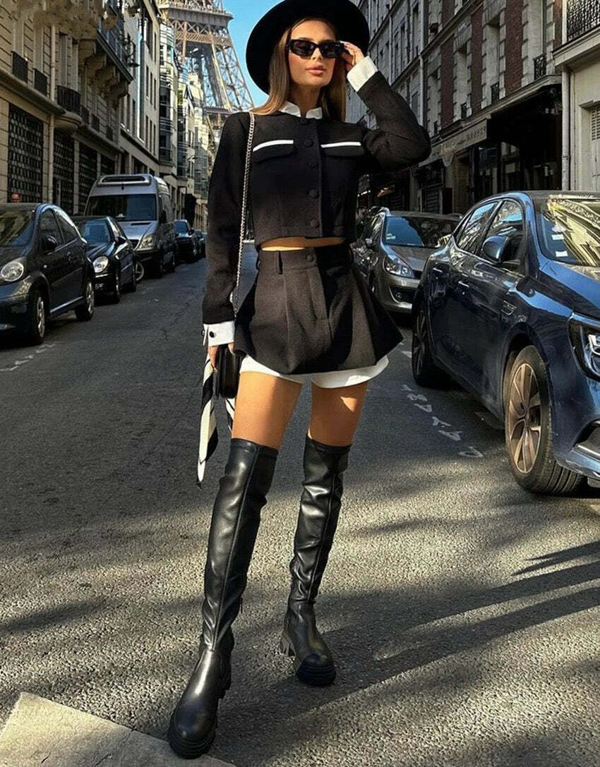 Emberi Two Piece Set - Y2K Summer Outfits, 90S Fashion, Grunge, Retro Style, Y2K Party Outfits Emberi Two Piece Set - Y2K Summer Outfits, 90S Fashion, Grunge, Retro Style, Y2K Party Outfits