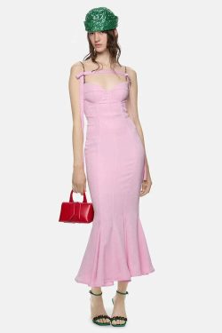 Emili Maxi Dress - Y2K Summer Grunge, 90S Retro, Pastel Goth, Y2K Party & Club Outfits