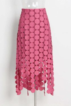 Emili Midi Skirt - Y2K Summer Grunge Outfit, 90S Fashion, Retro Style, Pastel Goth Vibes