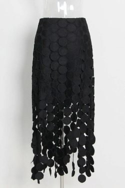 Emili Midi Skirt - Y2K Summer Grunge Outfit, 90S Fashion, Retro Style, Pastel Goth Vibes