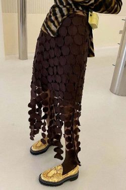 Emili Midi Skirt - Y2K Summer Grunge Outfit, 90S Fashion, Retro Style, Pastel Goth Vibes