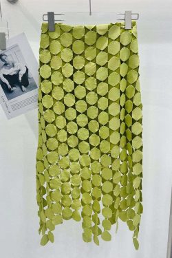 Emili Midi Skirt - Y2K Summer Grunge Outfit, 90S Fashion, Retro Style, Pastel Goth Vibes